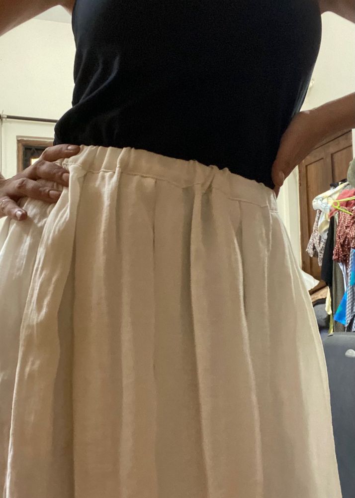 Solid White Skirt