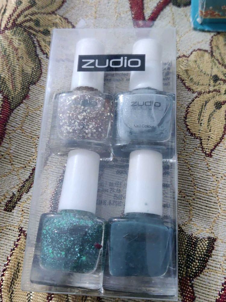 Zudio Nail Polish Set - 4 Colors