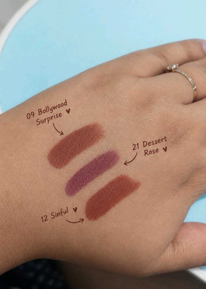 Combo of Mars Cosmetics Lipsticks