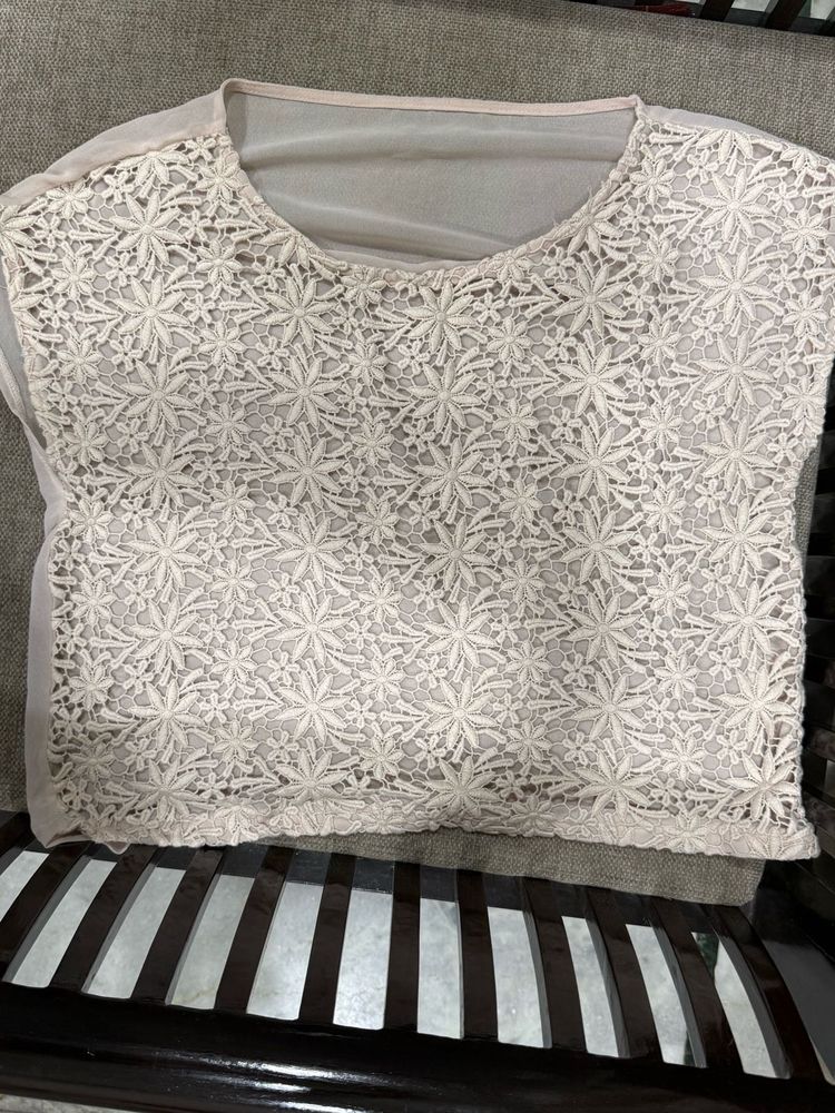 Lace Detail Top