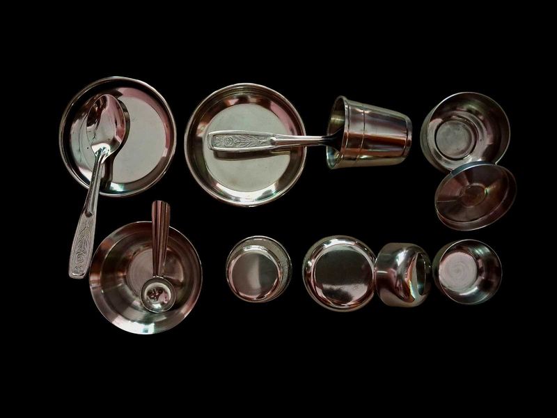 Steel Dinnerware Set