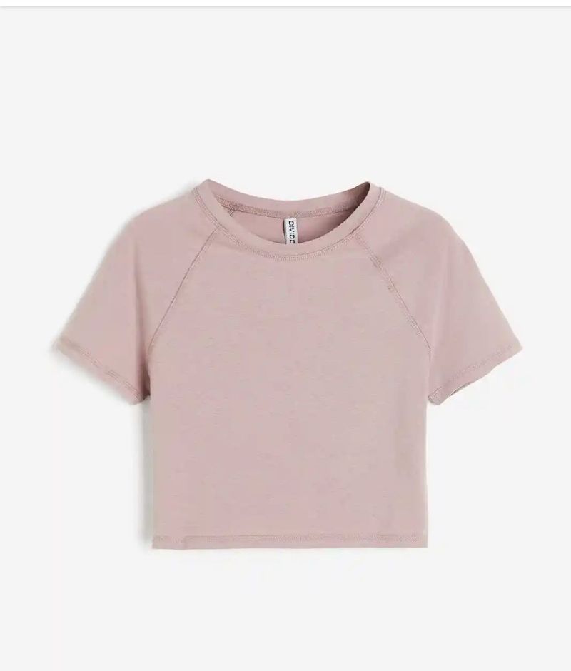 Pink Crop T-Shirt
