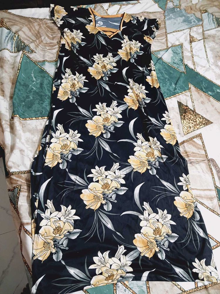Floral Print Maxi Dress