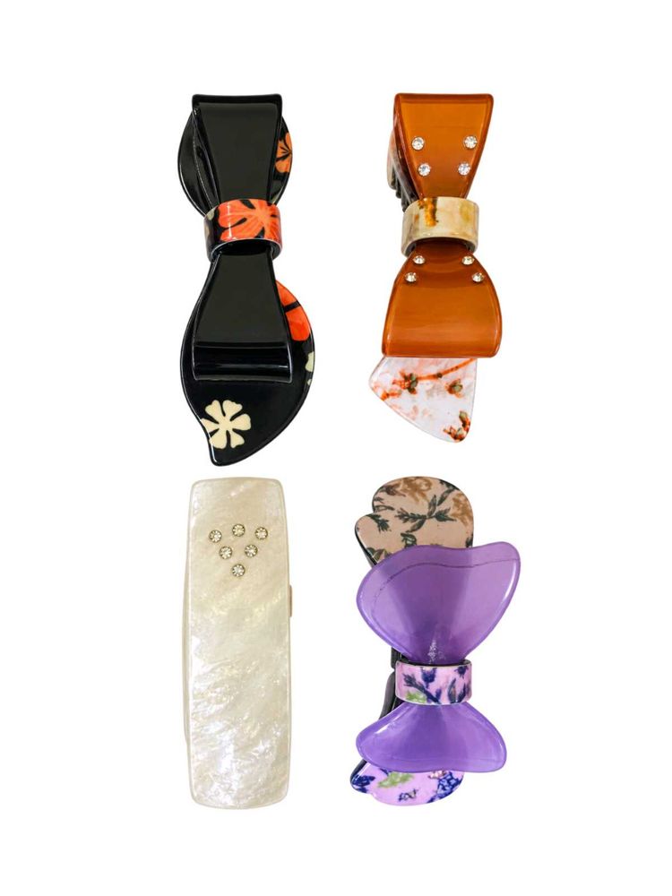 Set of 4 Fashion Hair Claw Clips