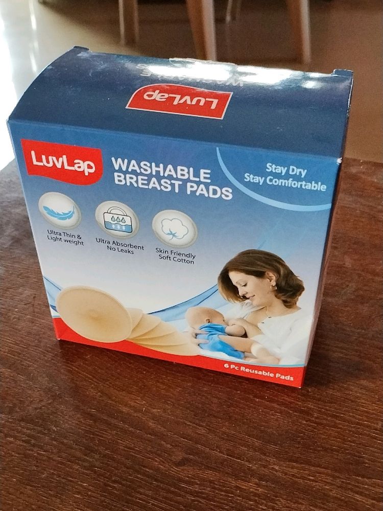LuvLap Washable Breast Pads New
