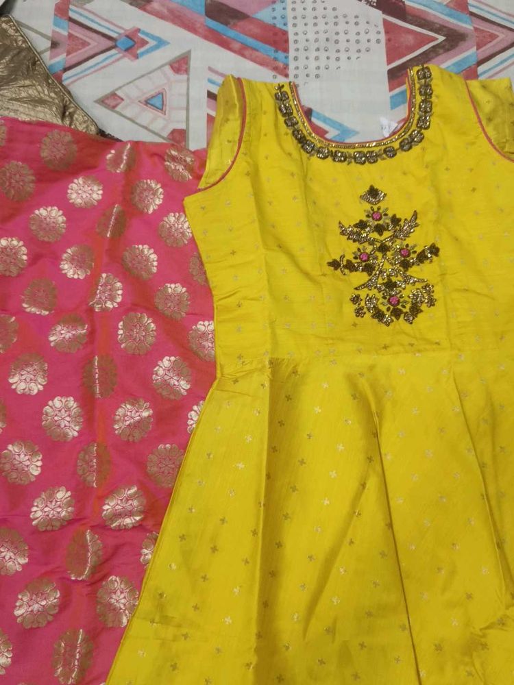 Beautiful Yellow Lehenga Choli Set