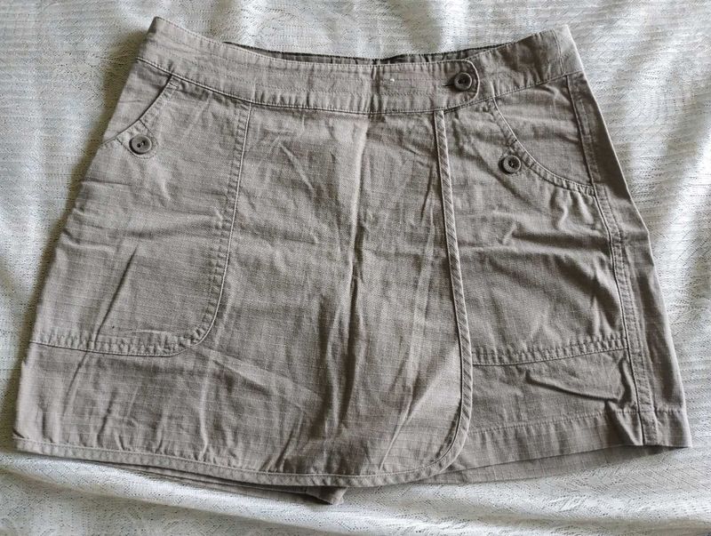 Quechua Decathlon Khaki Mini Skort