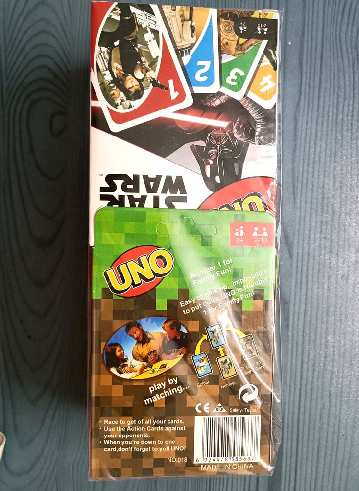 Uno Special Character Cards Each Set