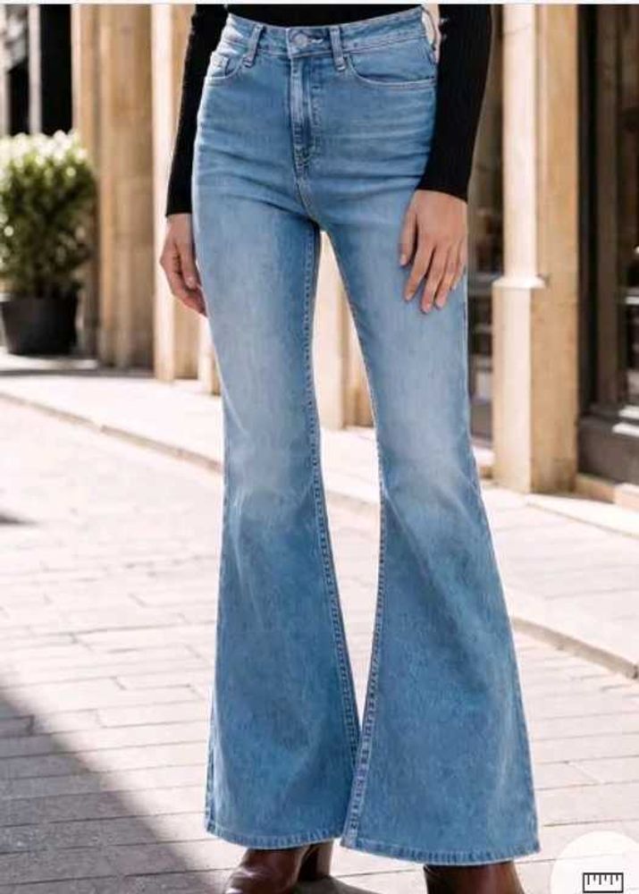 Retro Flare Denim Jeans