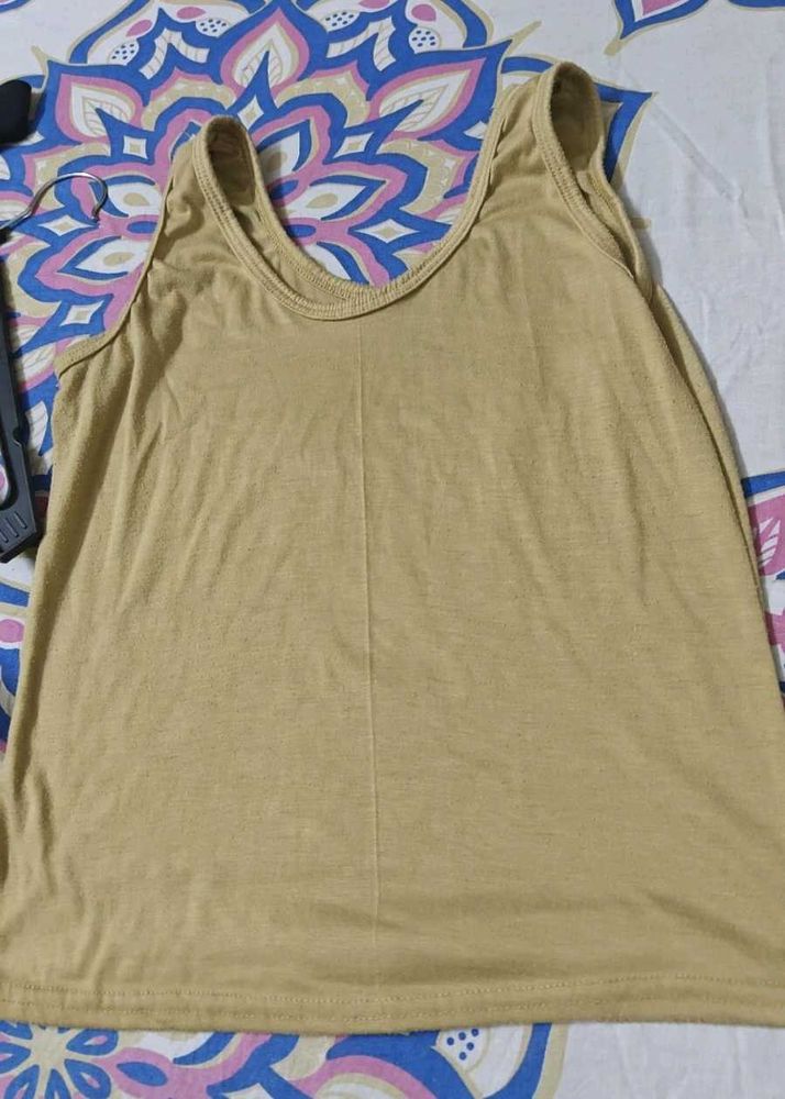 Basic Beige Tank Top