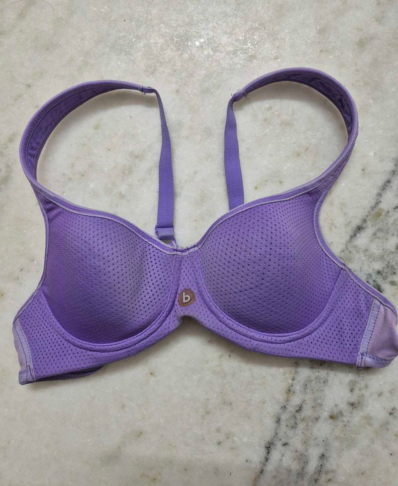 Purple Sports Bra