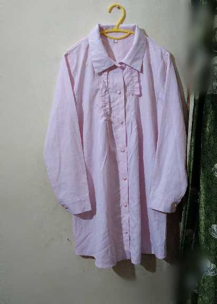 pink long shirt