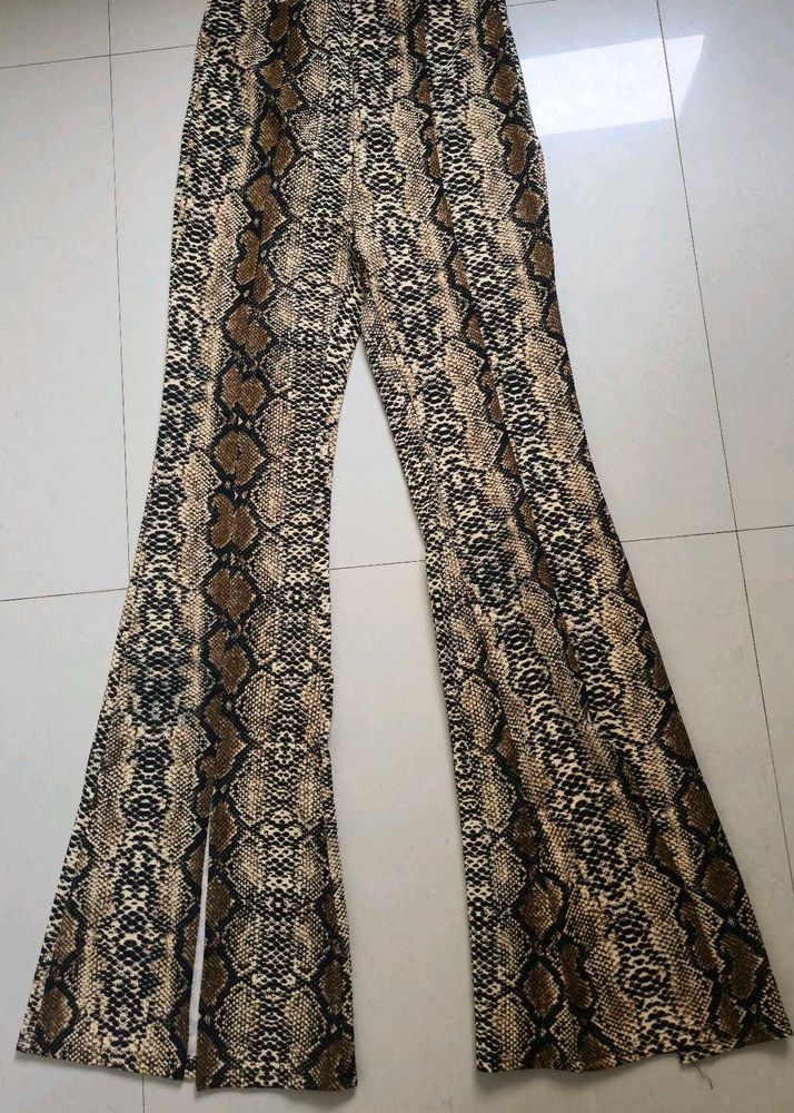 Offer valid today only  50% off Print Flared Pants