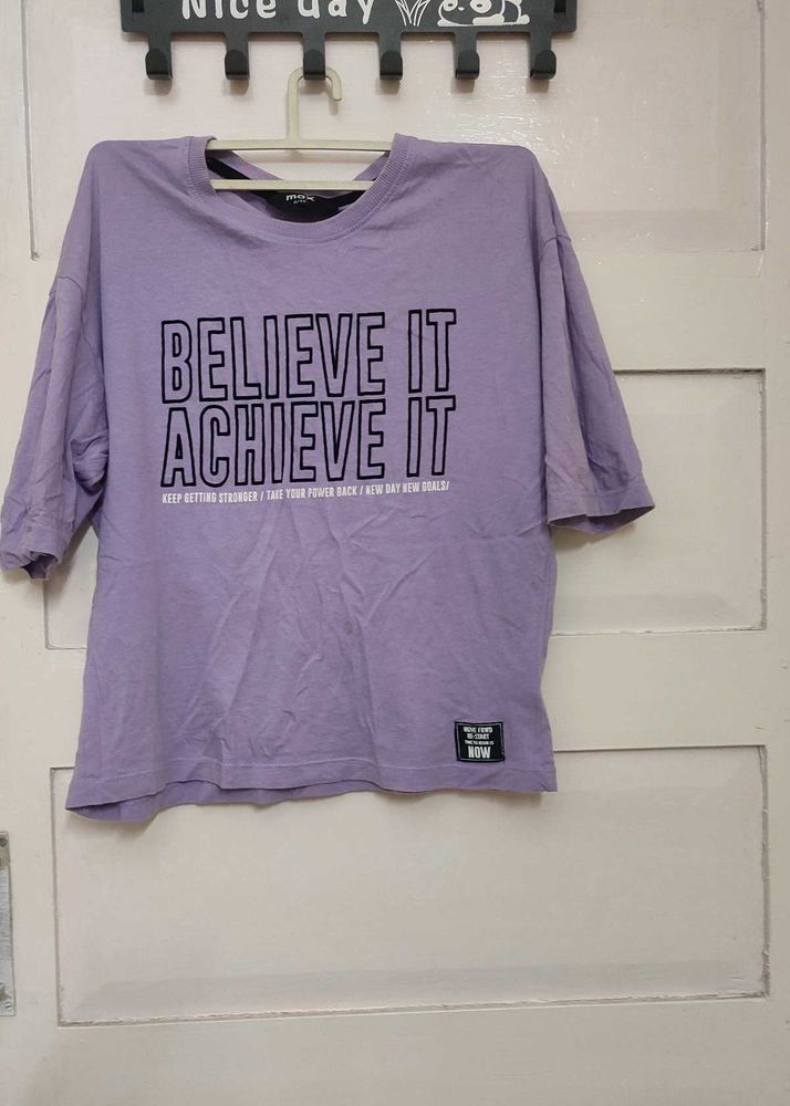 Purple Graphic T-Shirt