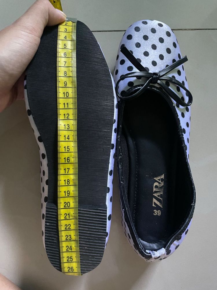 Zara Polka Dot Ballet Flats
