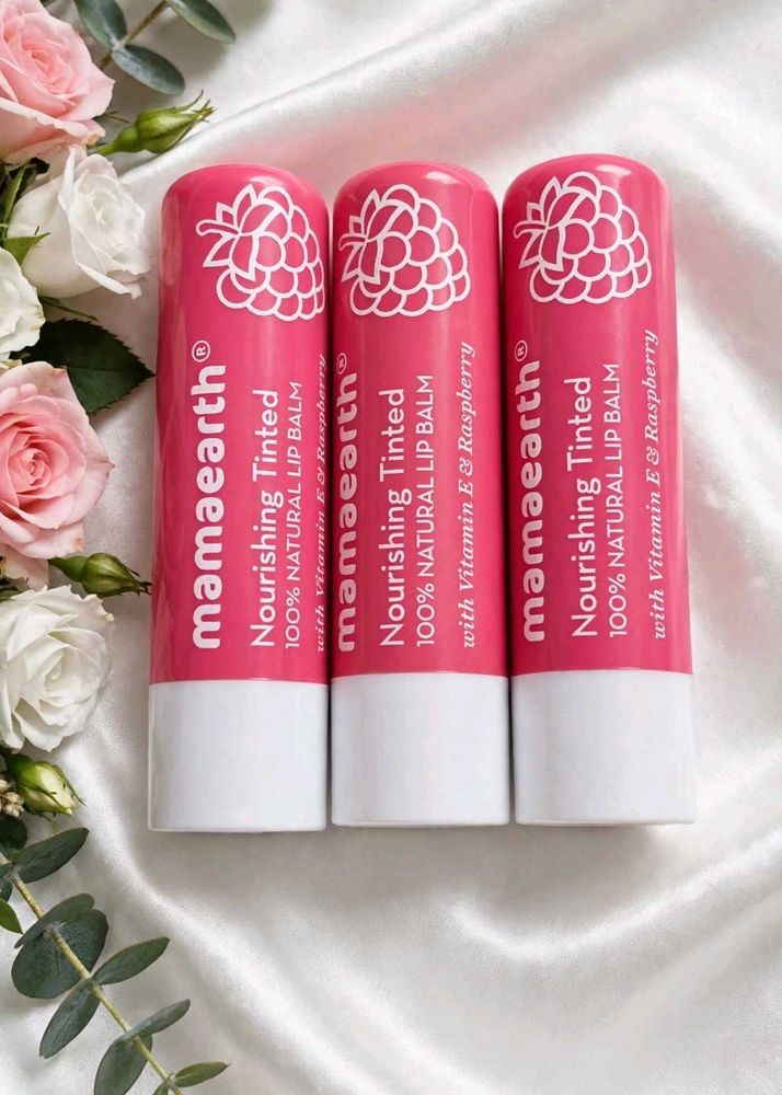 Pack of 3 Mamaearth Nourishing Tinted Lip Balm