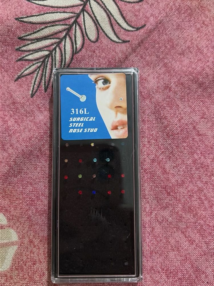 316L Surgical Steel Nose Studs Set