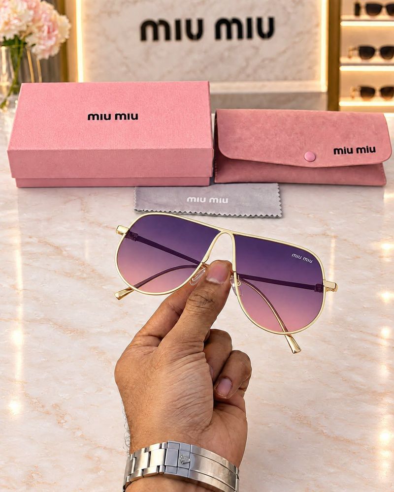 Miu- Miu Aviator Sunglasse