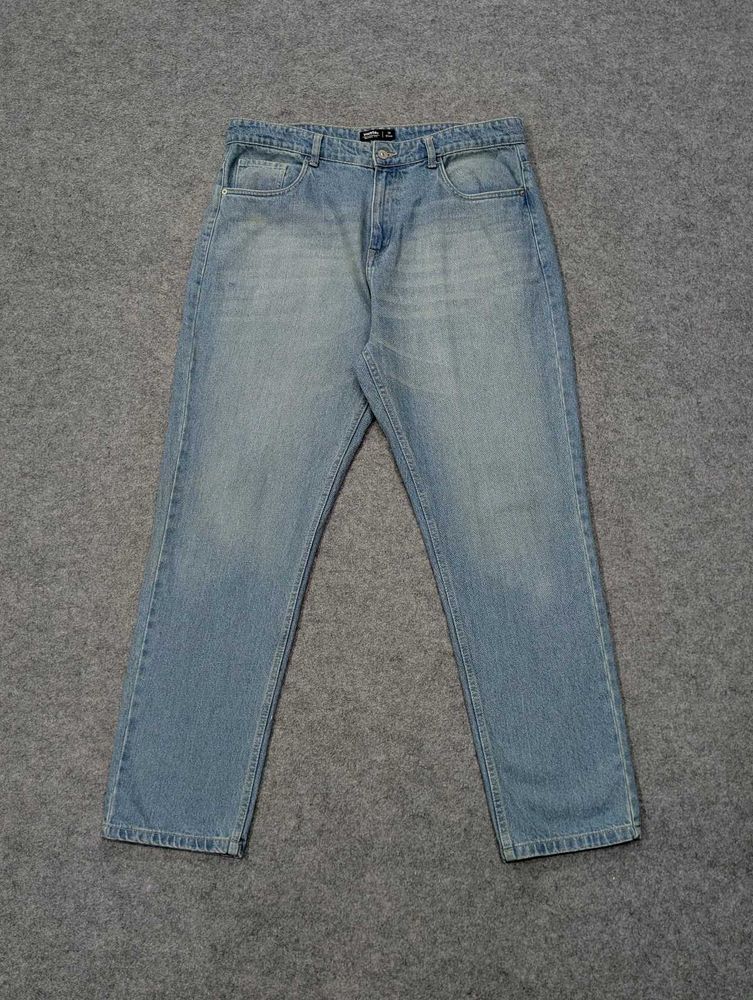 Yousta Light Wash Denim Relaxed Fit Jeans
