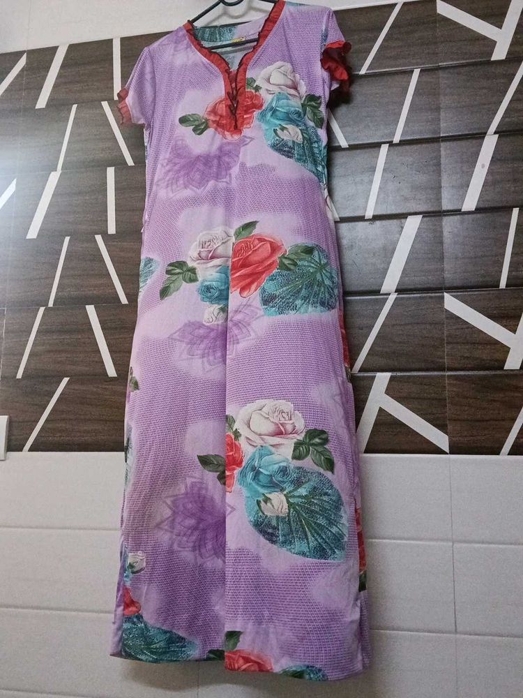 Vibrant Floral Print nighty