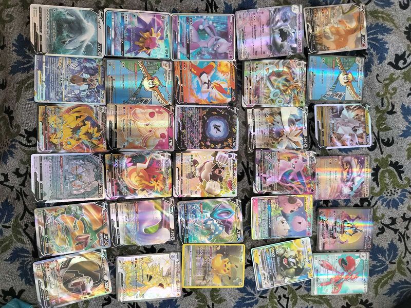 30 hollow Pokemon cards for sale