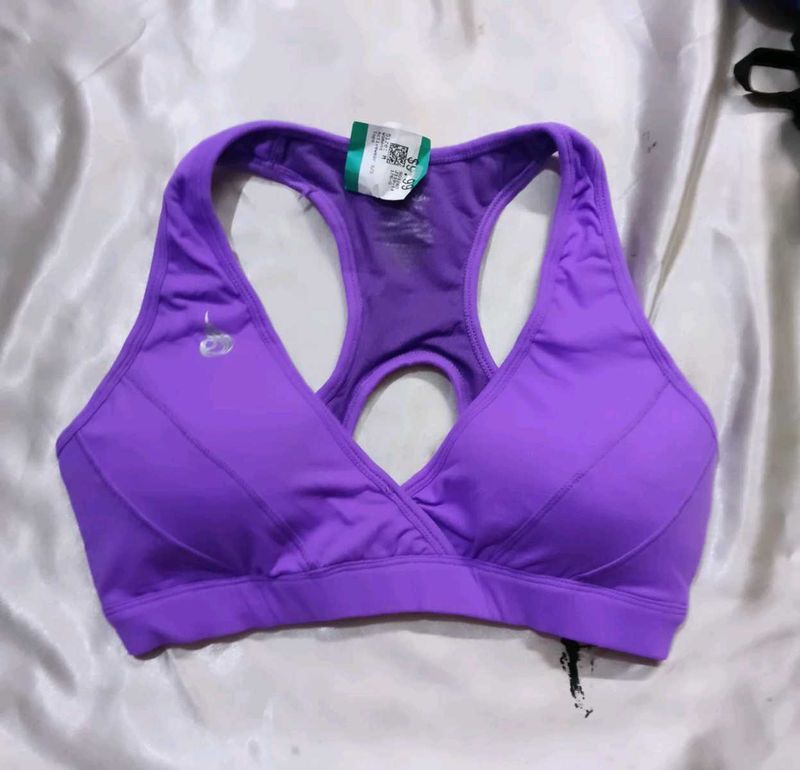 Purple Champion Sports Bra
