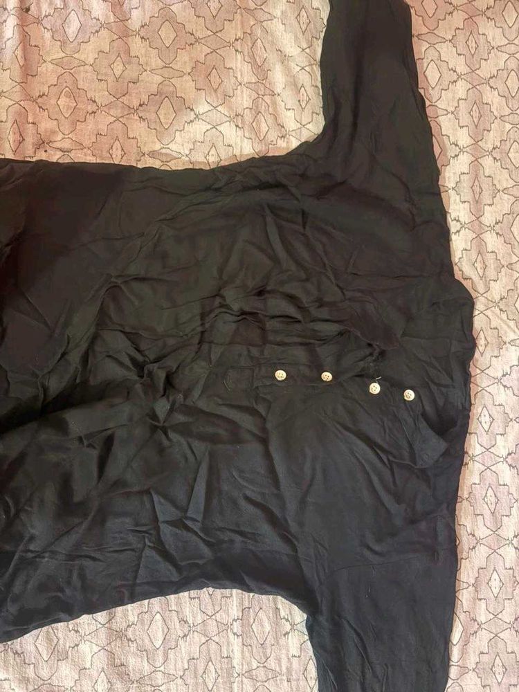 Black Ethnic Kurta