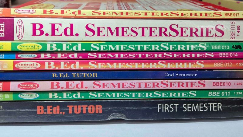 B.Ed. Semester Series Books