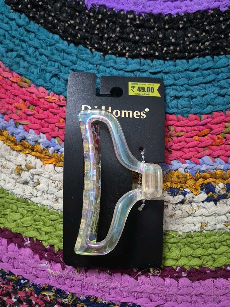 Iridescent Hair Claw Clip