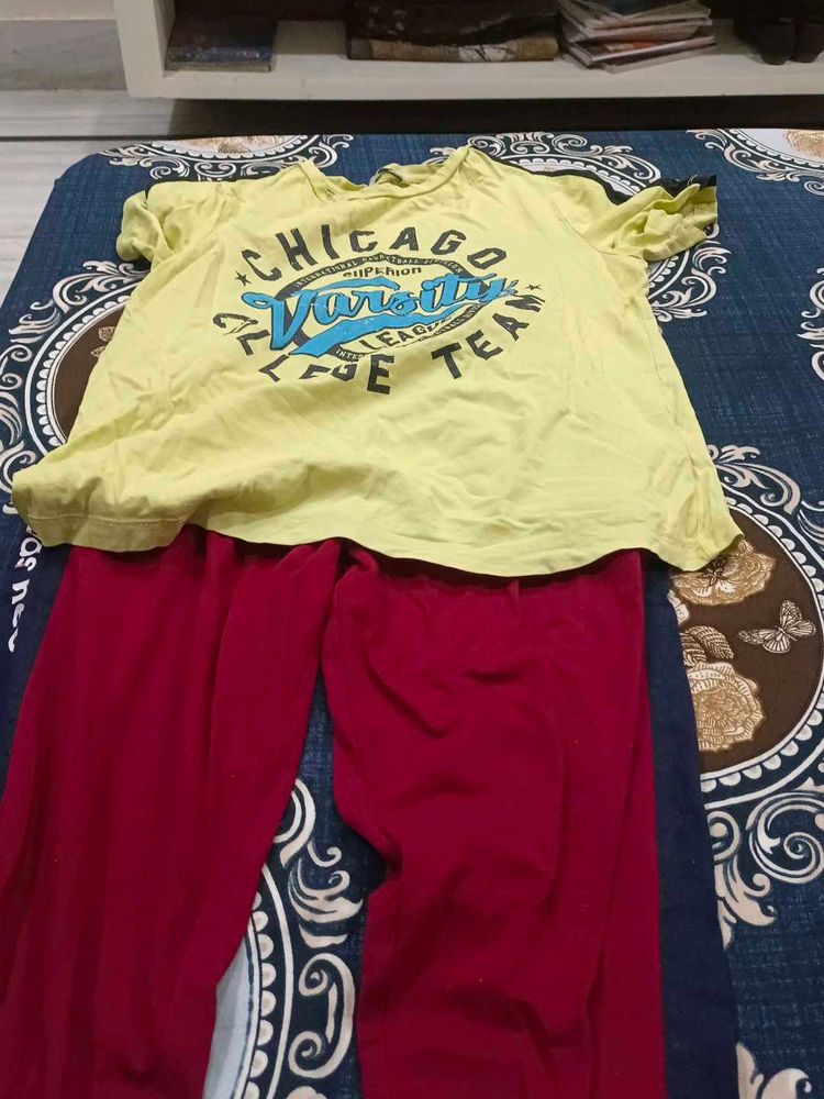 sale t shirt with pajama