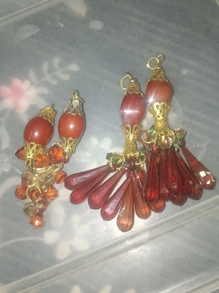 Vintage brown Tassel latkans