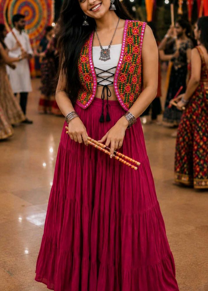 Designer Embroidered shrug.
