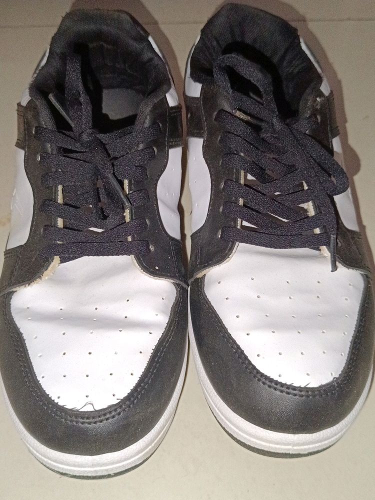 Black &amp; White Sneakers