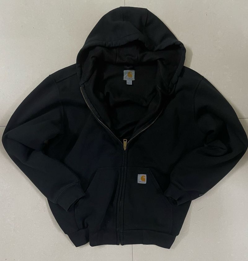 Carhartt Black Full Zip Hoodie