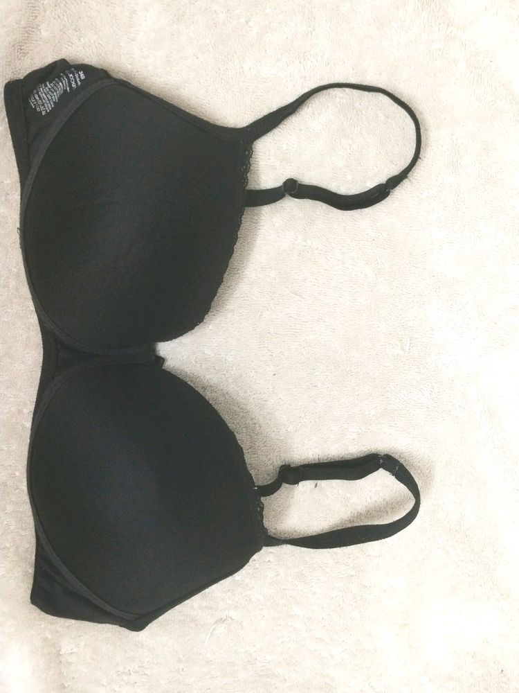 Black New Sports Jockey Bra Padded Comfortable