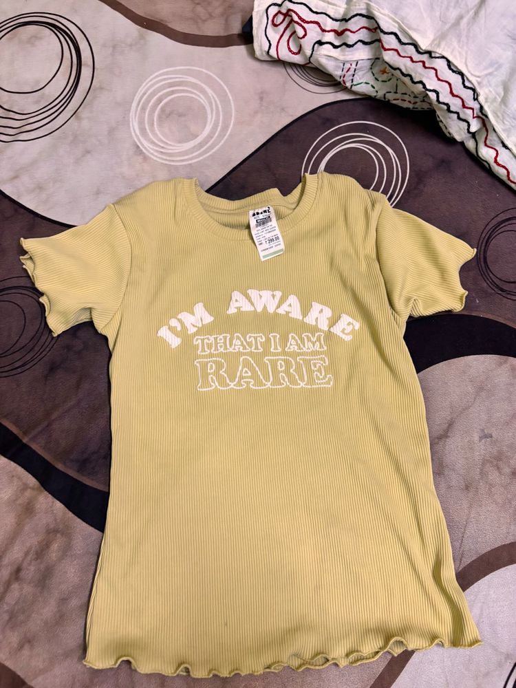 Yellow Graphic T-Shirt