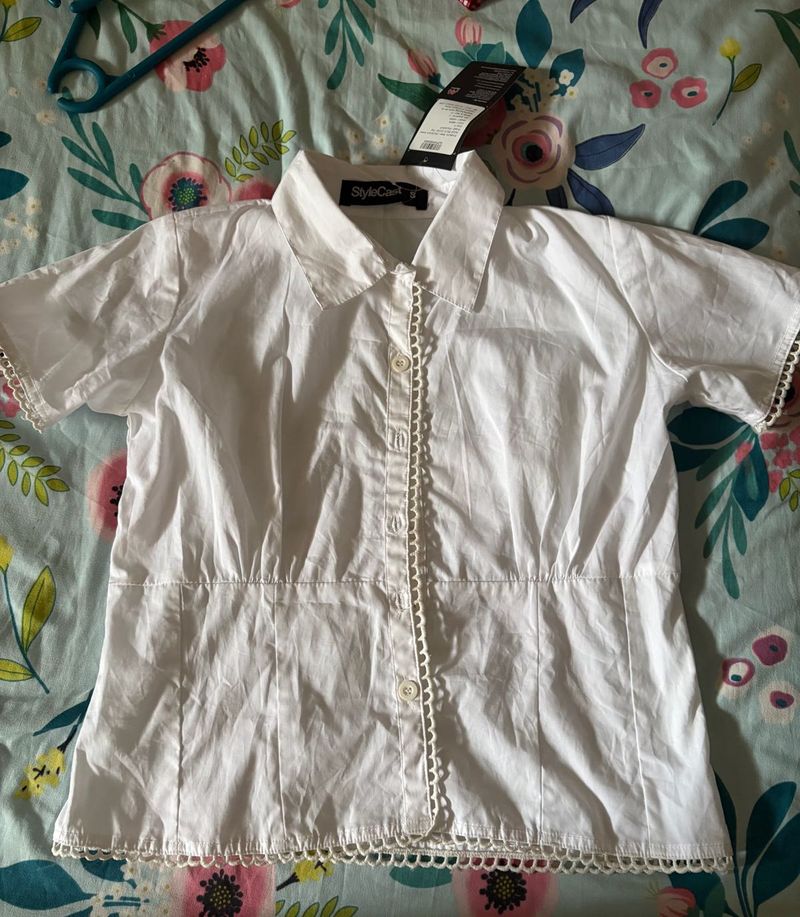 stylecast Short Sleeve Button-Up Shirt