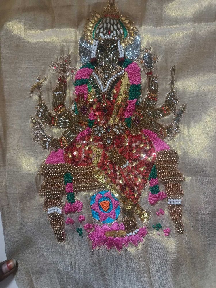 Aari Work Varaki Amman  You Can Make Frame