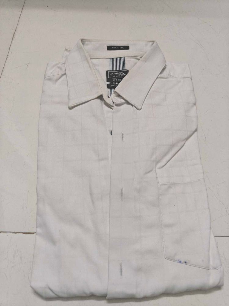 Arrow Slim Fit White Shirt