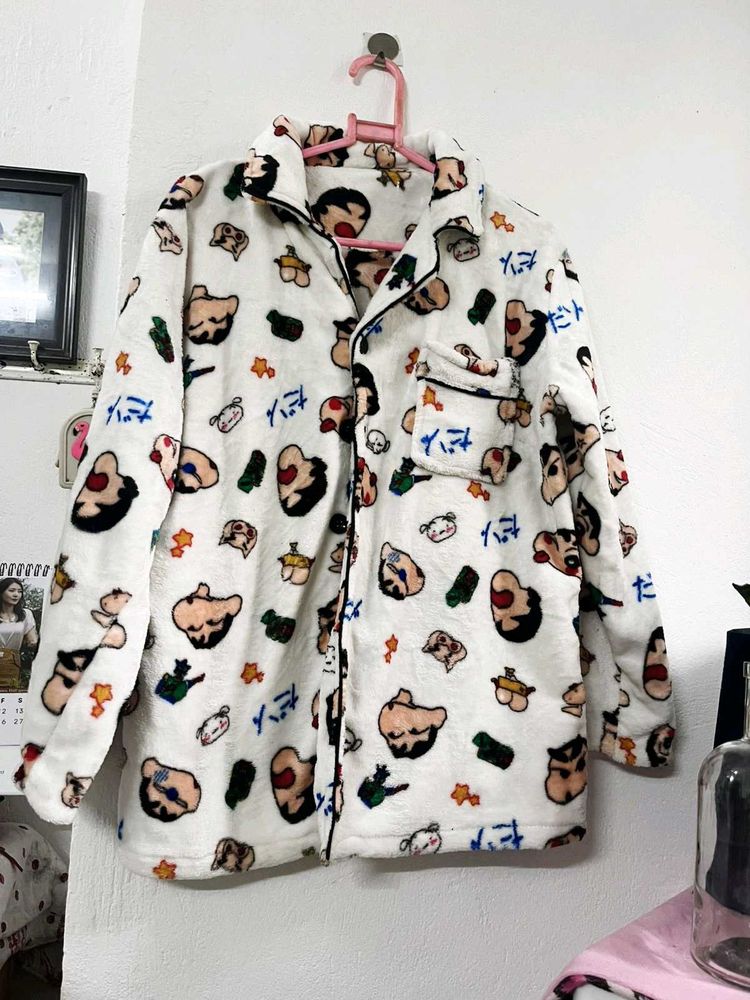 Cozy Cartoon Pajama Top
