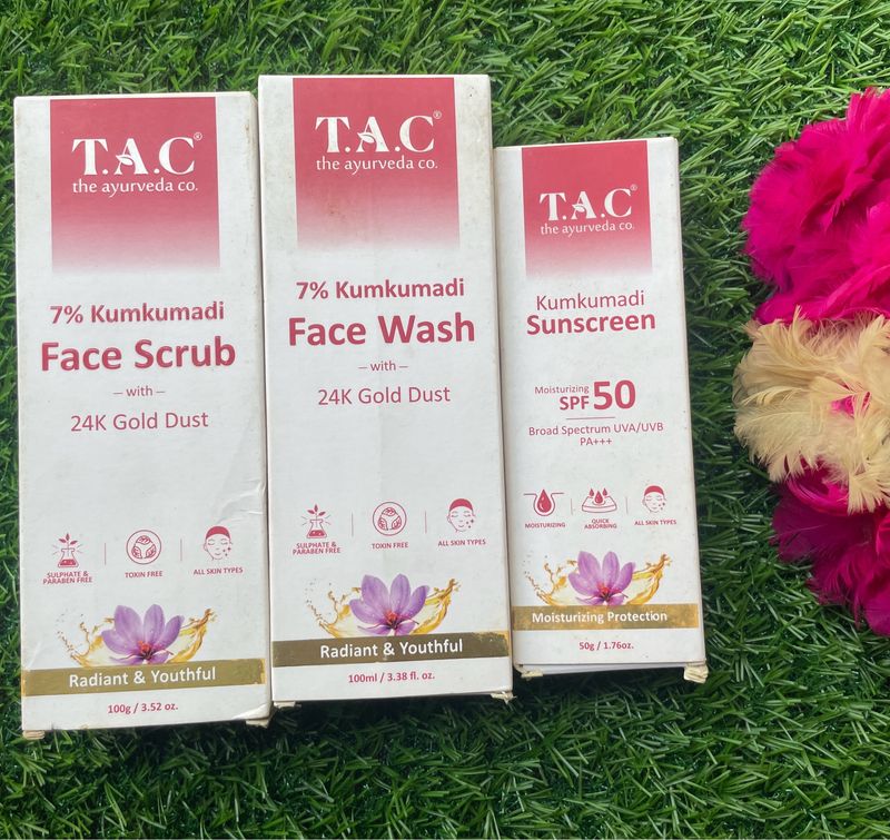 T.A.C Kumkumadi Face Care Kit And Combo