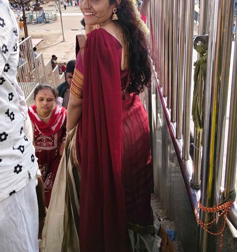 Elegant Green &amp; Yellow Saree