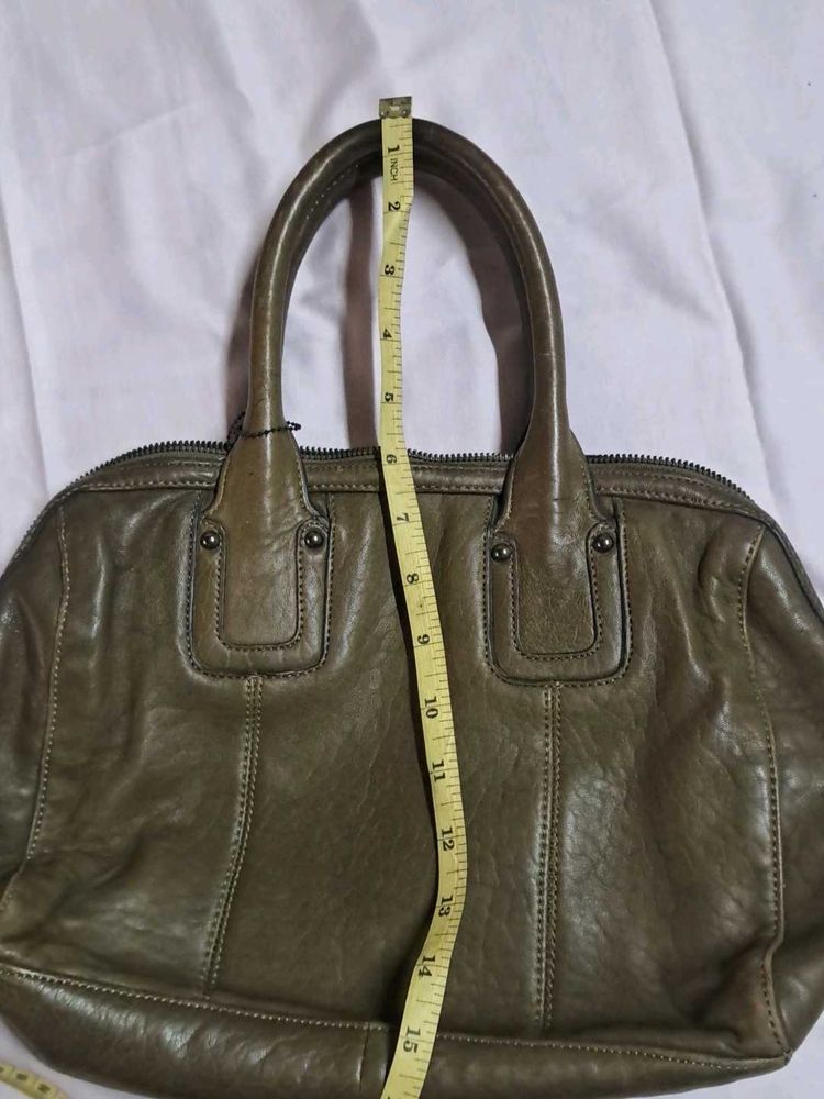 Perlina New York Full grain Leather Handbag