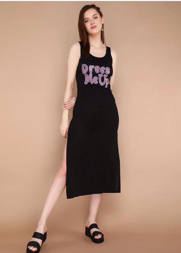 🕷️Black 'Dress Me Up' Midi dres