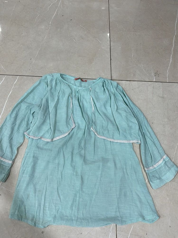 Elegant Mint Green Kurta