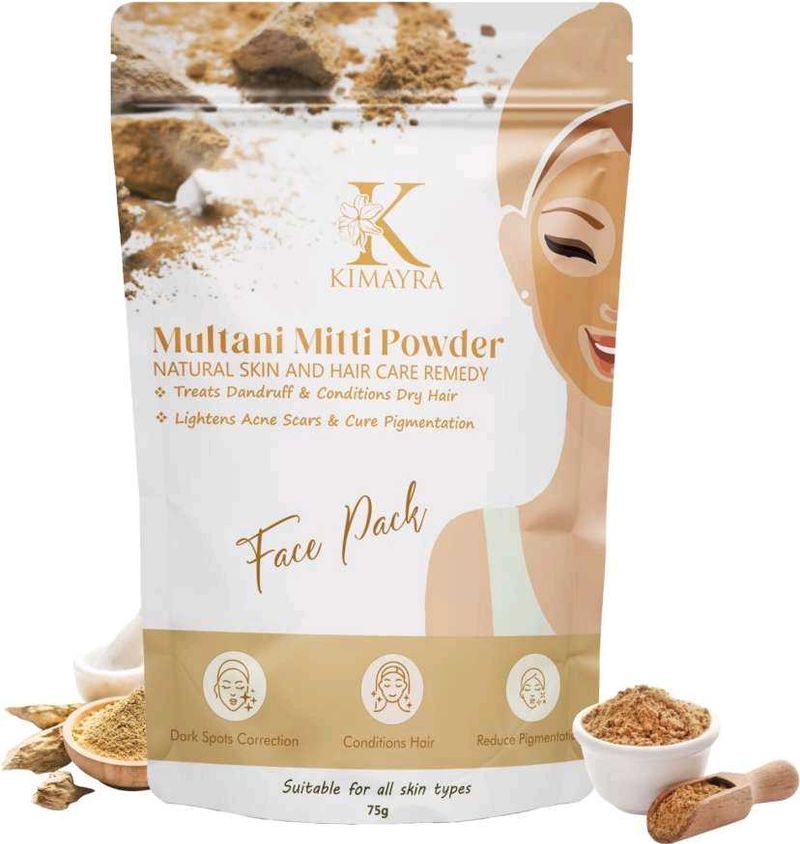 KIMAYRA Pure &amp; Natural Multani Mitti Powder| Bento