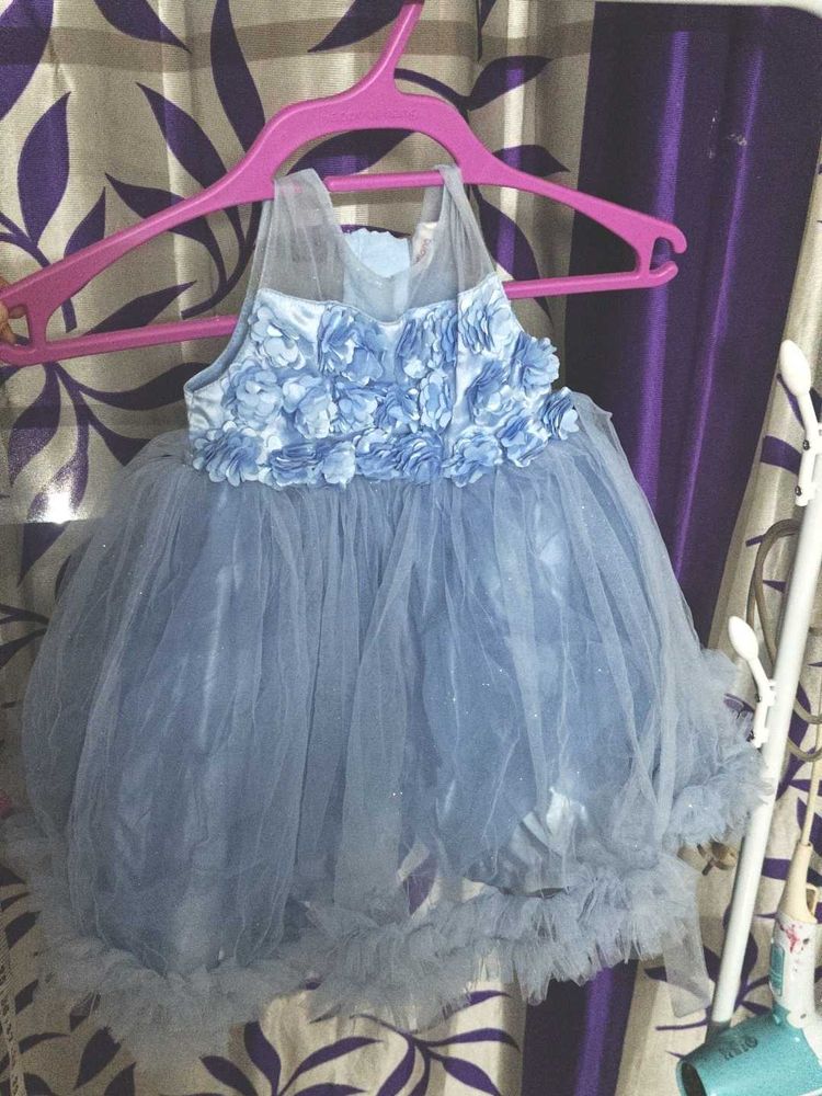 Beautiful Blue Baby Girl Dress