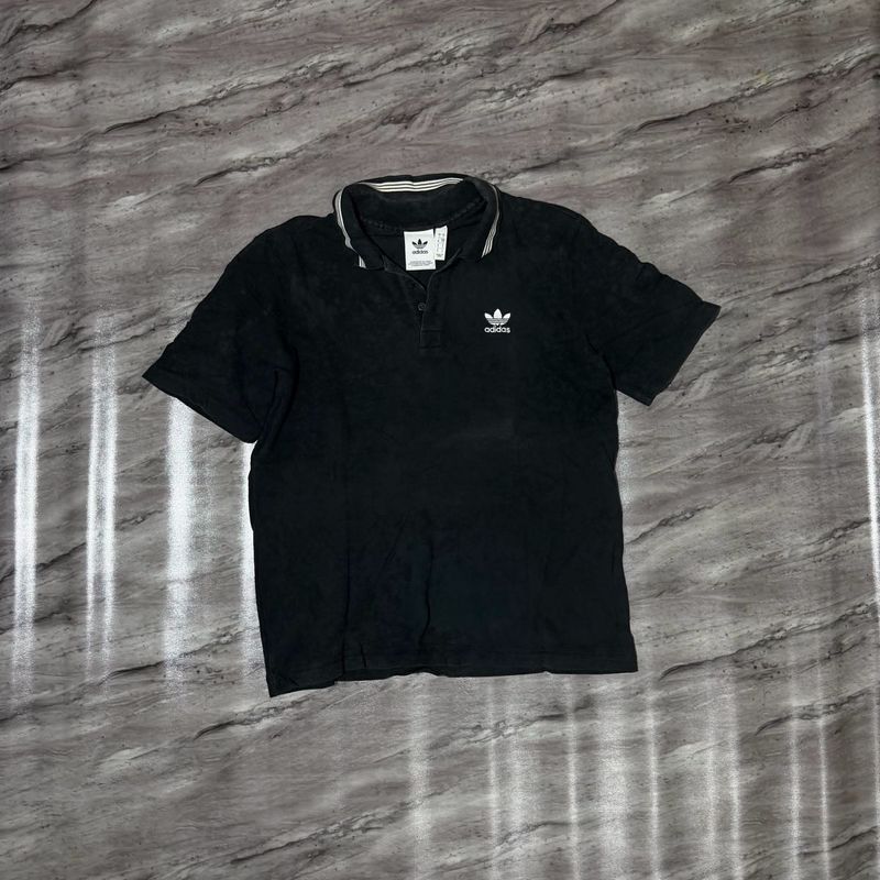 Adidas Black Polo T-Shirt