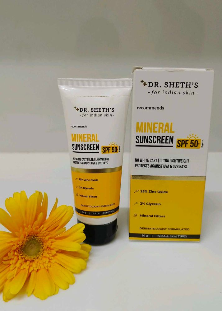 Dr. Sheth's Mineral Sunscreen SPF 50
