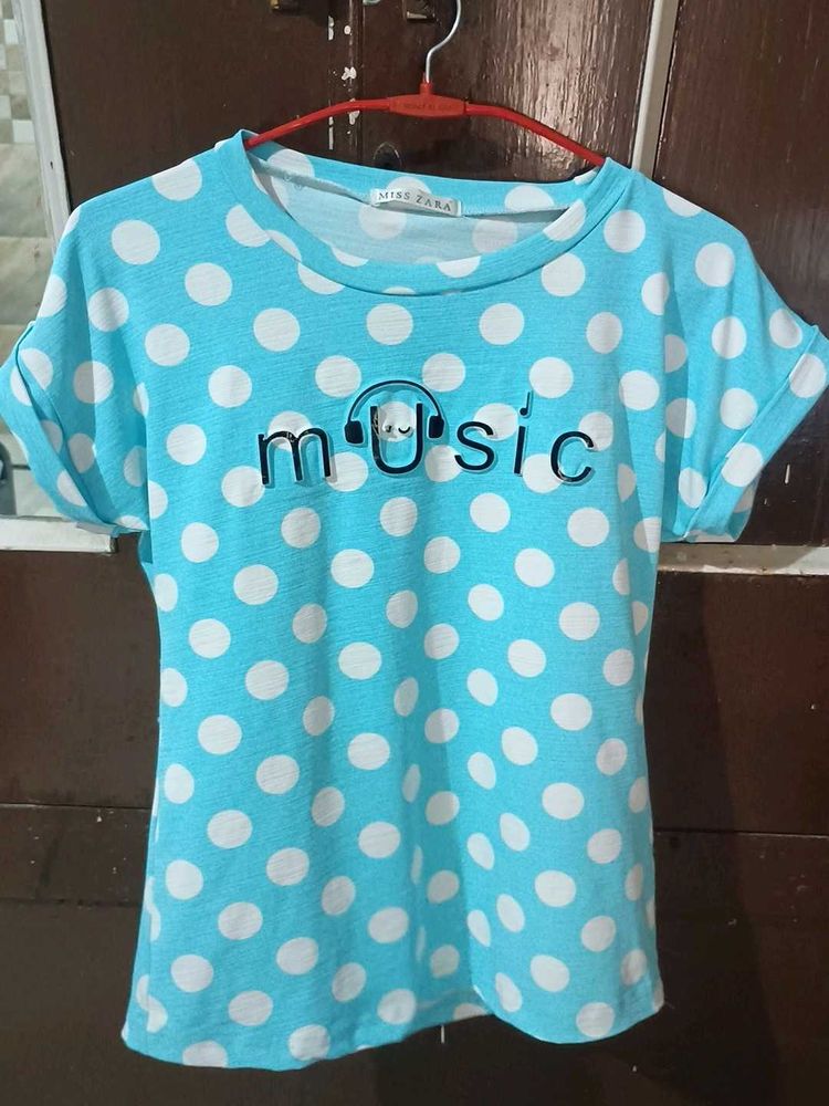 Cute Polka Dot Music Tee